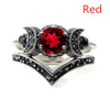 Punk Skull Retro Gothic Rings for Women Men Halloween Goth Witchcraft Accessories Purple Color Rings  Jewelry Gifts