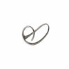 Punk Two-Finger Irregular Geometric Ring  Design Geometric Smooth Rings Silver Color Hip Hop Open Ring Women Jewelry Gift