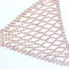 Rave Mesh Rhinestone Body Chain Jewelry Simple Waist Round Thong for Women Sexy Bikini Crystal Underwear Panties Christmas Gift