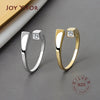 Real 925 Sterling Silver Rings For Women vintage zircon open round Engagement Rings Silver 925 Jewelry Anillos Mujer