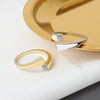 Real 925 Sterling Silver Rings For Women vintage zircon open round Engagement Rings Silver 925 Jewelry Anillos Mujer