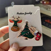 Rinhoo  Year Xmas Brooch Sets for Women Kids Cute Santa Claus Elk Crutch Gift Box Hat Tree Glove Star Bear Christmas Jewelry