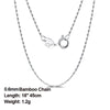 Rinntin 925 Sterling Silver Italian Handmade 1.2mm Chopin Chain Necklace for Women  Simple Basic Neck Chain Jewelry SC53