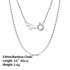 Rinntin 925 Sterling Silver Italian Handmade 1.2mm Chopin Chain Necklace for Women  Simple Basic Neck Chain Jewelry SC53