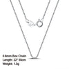 Rinntin 925 Sterling Silver Italian Handmade 1.2mm Chopin Chain Necklace for Women  Simple Basic Neck Chain Jewelry SC53