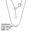 Rinntin 925 Sterling Silver Italian Handmade 1.2mm Chopin Chain Necklace for Women  Simple Basic Neck Chain Jewelry SC53