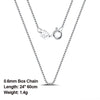 Rinntin 925 Sterling Silver Italian Handmade 1.2mm Chopin Chain Necklace for Women  Simple Basic Neck Chain Jewelry SC53