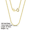 Rinntin 925 Sterling Silver Italian Handmade 1.2mm Chopin Chain Necklace for Women  Simple Basic Neck Chain Jewelry SC53