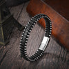 Leather Bracelet Infinity Shape Special Pattern Men's Bracelet for Men Stainless Steel Jewelry Accessories Gift - Image 9
