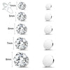 ZS 1 Pair Magnetic Clip-on Earrings Black Blue CZ Crystal Ear Clip Heart Star No-Pierced Stud Earring No Piercing Jewelry 4-8MM - Image 2