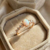 Silver Imitation Opal Moon Rings for Women Aesthetic Wedding Accessories Fancy Anniversary Gift Statement Jewelry - Image 4