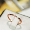 Chic Women's Finger Rings Minimalist Thin Band with Shiny CZ Stone Delicate Accessory for Female Simple Versatile Jewelry - Image 3