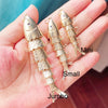 Enamel Fish Bone Squid Marine Sea Dalphin Charm Pendant, Gold Silver Plated Zircon Jewelry Finding Supplies - Image 3
