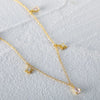 Style Silver Clavicle Necklaces Simple Set with 5 Claw Set Irregular Zirconia Pendant Necklace - Image 5