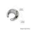 No Piercing Ear Cuff Set Silver-Gold Mixed Color Chunky Fluid Wave Clip On Earrings Stackable Jewelry Women - Image 13