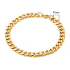 3-11mm Locomotive Men Punk Rock Stainless Steel Curb Cuban Link Chain Silver Color Bracelet For Women Biker Jewelry - Image 16