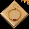 Eilieck 316L Stainless Steel White Crystal Zircon Necklace Bracelet Earrings For Women Gift Jewelry Set - Image 11