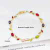 Charm Crystal Leaf Vine Flower Rhinestone Bracelet Necklace Jewelry Sets for Women Girl Party Wedding Jewelry Gift - Image 4
