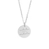 Stainless Steel Disc Pendant Necklace with 45 cm Chain and 5 cm Extension - Image 10