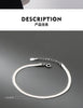 Modian 925 Sterling Silver Sparkling Snake Chain Bracelet Classic Simple Adjustable Bracelets For Women Party Fine Jewelry Gift