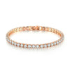 (19 cm 17 cm x 4 mm) Gold Plated Multiple Colors Powder Zirconia Bracelet For Women Jewelry - Image 17