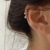 No Pierced Ear Cuff Earrings silver Color Star Sparkling Pearl Clip Earrings for Women Ear Bone Fake Cartilage Jewelry - Image 1