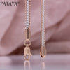 Pataya 5mm Wide Necklace 55cm Rose Gold Color Ball Bead Link Chains Jewelry Bracelets For Lover Friend Women Gifts - Image 4