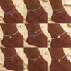 Simple Temperament Sparkling Anklet for Women Bohemia Cross Heart Pendant Adjustable Chain Anklet Niche Design Jewelry Gifts - Image 3