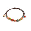 Handwoven Ceramic Bead Bracelet with Adjustable Cord - Image 4