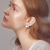 Gold Plated Women's Earring Chunky Square Stainless Steel Earrings Woman Hoops Woman Minimalist - Image 5