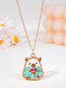1Pc Cute Kids Capybara Shaker Pendant Necklace Quicksand Sequins Star Charm Necklace for Girls, Friendship Jewelry Set - Image 11