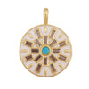 Enamel Sun Moon Rainbow Compass Charm Pendant, Gold Plated Jewelry Accessories for Bracelets Necklaces Making - Image 25