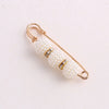 Pearl Brooch Clip with Floral and Colorful Stone Options - Image 9