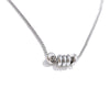 Zirconia Tag Stylish Unique Round Removable Necklace Pendant 316L Stainless Steel Daily Jewelry - Image 8