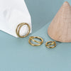 Eight-Pair Oversized Hoop Earring Set in Gold-Tone or Silver-Tone - Image 10