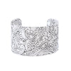 Gold/Silver Plated Alloy Carved Wide Cuff Bracelet Adjust Women's Open Cuff Bangle Gothic Ethnic Punk Style Bracelet - Image 14