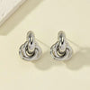 Stainless Steel Chunky Hoop Earrings for Women Girls Gold Color Double Ring Thick Geometric Drop Earrings Statement Jewelry Gift - Image 14