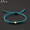 Multicolor Rope Lucky Heart Bracelets Women Men Charm Woven Handmade Bangles Braided Adjustable Buddhism Jewelry - Image 20