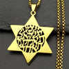 Hebrew Star of David Pendant Necklace for Women Men Stainless Steel Gold Silver Color Jewish Male Chain Jewelry - Image 9