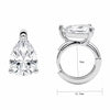 Environmentally Friendly Brass Marquise Zirconia Hoop Earring For Women Minimalist Gold Plated Pear Earring - Image 11