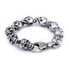 Gothic Vintage Men's Skull Bracelet 316L Stainless Steel Punk Hip Hop Skeleton Bracelets Amulet Jewelry Gifts - Image 7