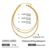 Stainless Steel Flat Snake-Chain Necklace in Multiple Styles - Image 20