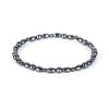Magnetic Black Stone Anklet Stone Elastic Bracelet Black Hematite Stone Beads Stretch Care Anklet Jewelry - Image 7