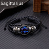 12 Constellation Zodiac Sign Charm Luminous Bracelets Men Women Vintage Multilayer Wrap Leather Bracelet Bangle Birthday Gift - Image 7