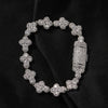 Uwin Tennis Chain Necklace with Full Iced Star/Cross CZ Stones Choker Hip Hop Jewelry for Gift - Image 4