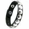 3Pcs/Set Harajuku Punk Gothic Wrap Star Bracelet For Women Men Black PU Leather Rivet Skull Bracelet Hip Hop Bangles Jewelry - Image 5