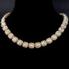 Bling Paved Crystal Heart Cuban Link Chain Necklace for Women Hip Hop Iced Out Round Square Tennis Chain Choker Jewelry - Image 10