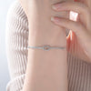 Love Knot Double Snake Chain Bracelet in Stainless Steel - Image 25