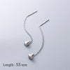 Simple Style Box Chain Tassel Drop Earrings For Women Long Dangle Earring Piercing Line Accessories Thin Mini Ear Jewelry - Image 9