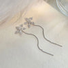 Long Wire Tassel Thread Chain Climb Star Heart Beads Pendants Drop Earrings women's Straight Hanging Earings Jewelry - Image 12